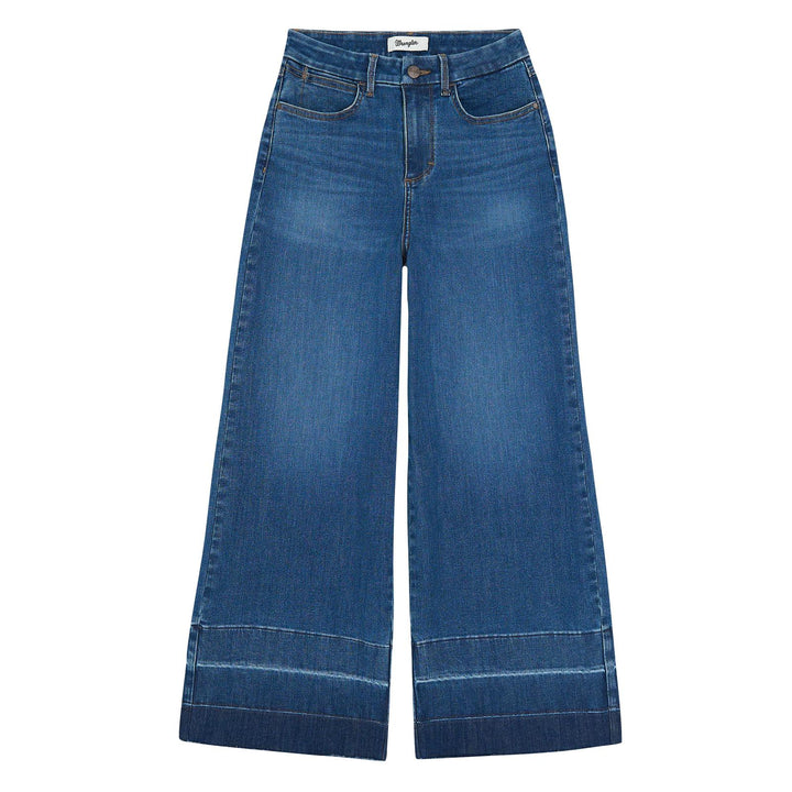 Wrangler® Bespoke Wideleg Crop Jean - High Rise - Leanna