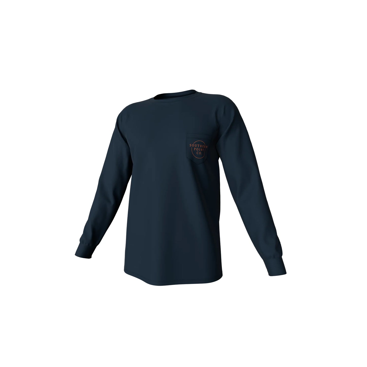 Vintage Circle Greyton Long Sleeve Pocket Tee - Midnight Navy