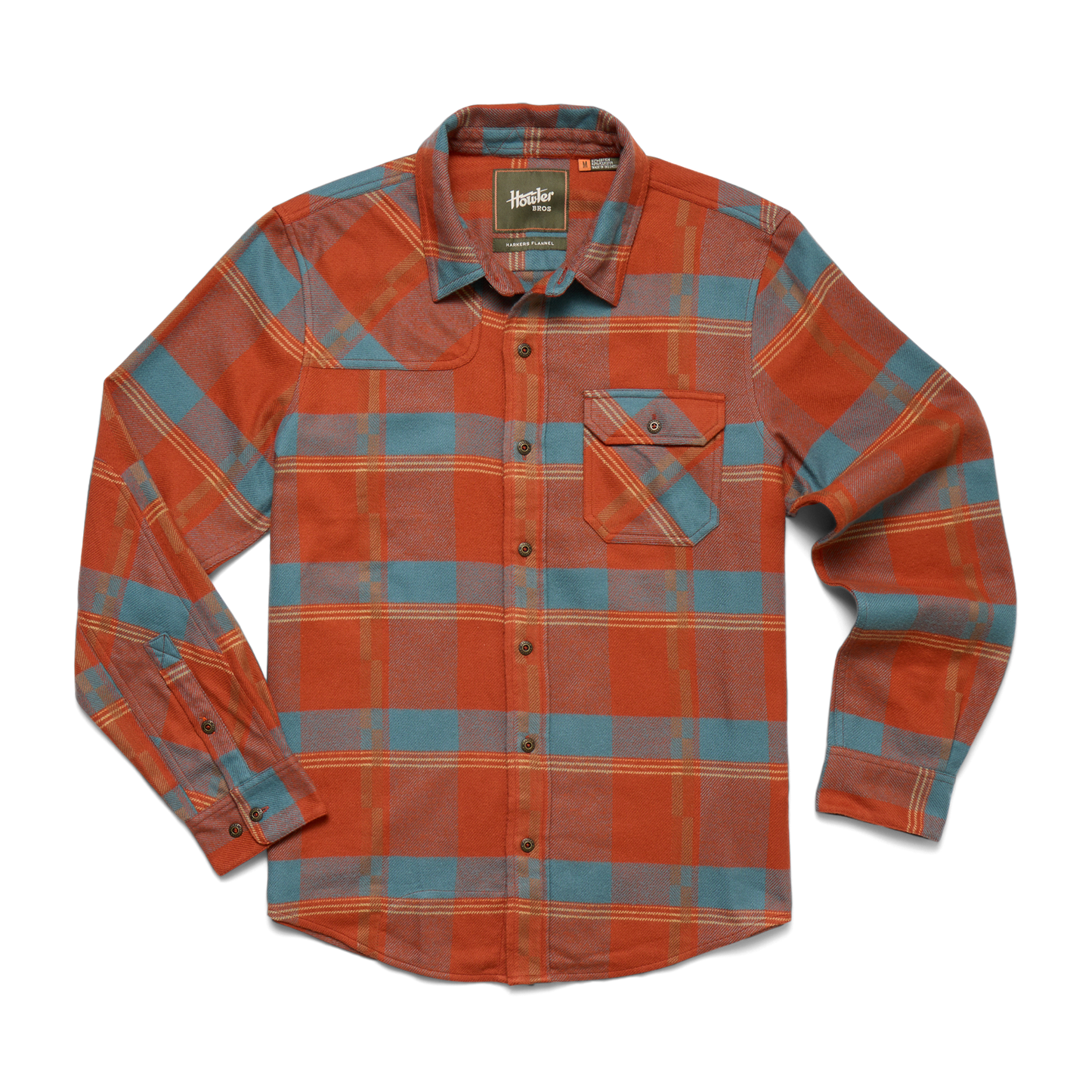 Harker's Flannel - Backdrop Plaid - Terracotta