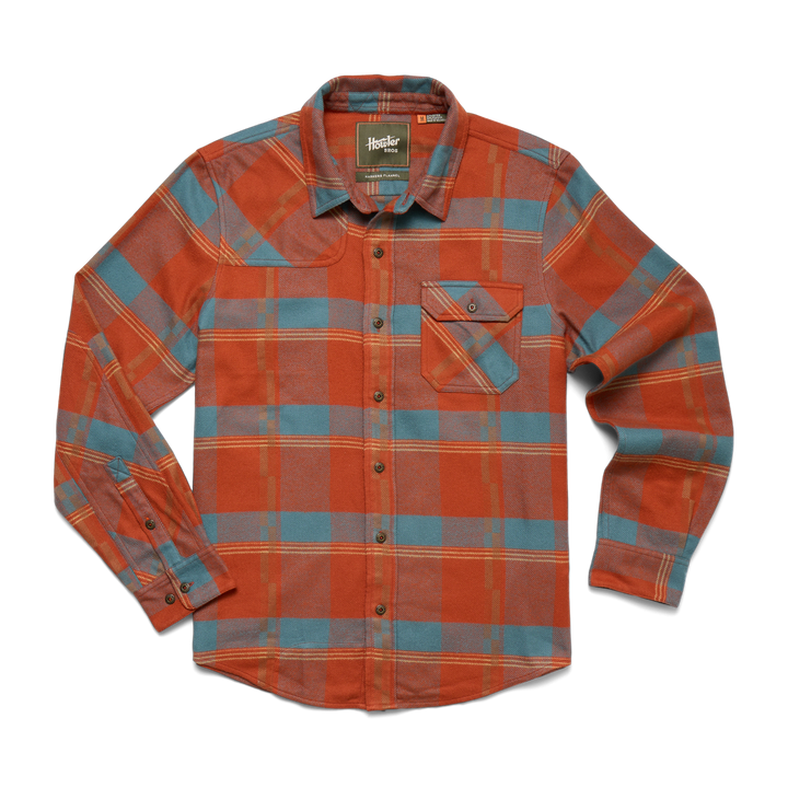 Harker's Flannel - Backdrop Plaid - Terracotta