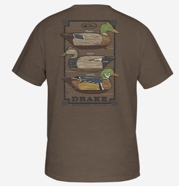 Vintage Decoy Stack Tee - Walnut