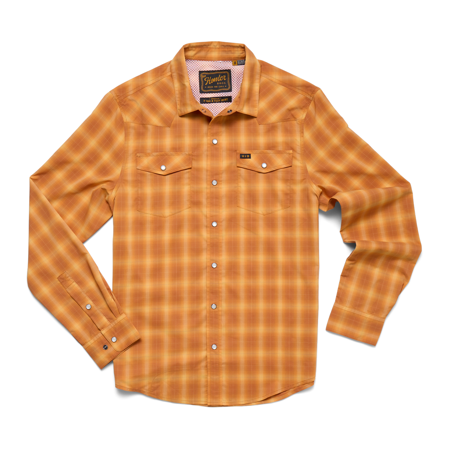 H Bar B Tech Longsleeve - Kent Plaid - Foliage