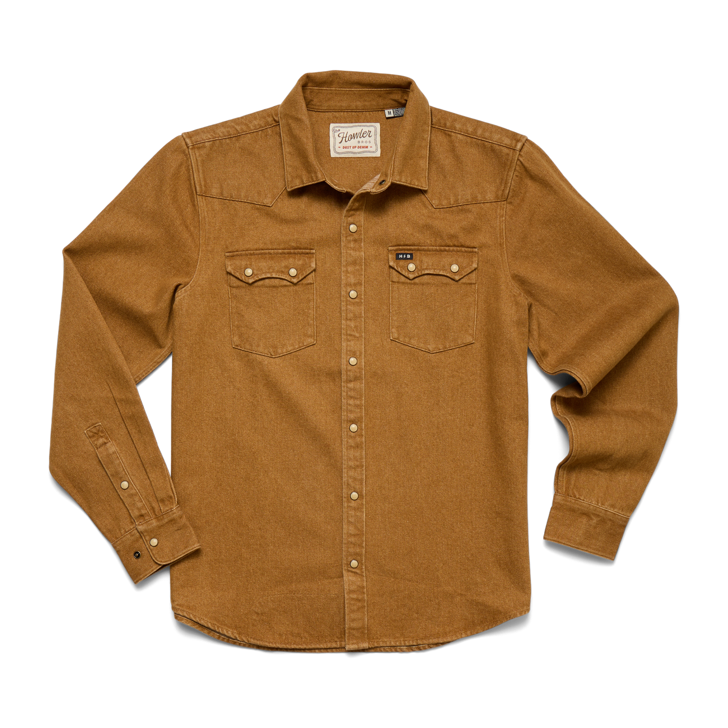 Dust Up Denim Snapshirt - Owens Oaker Wash
