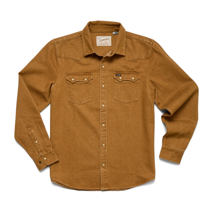 Dust Up Denim Snapshirt - Owens Oaker Wash