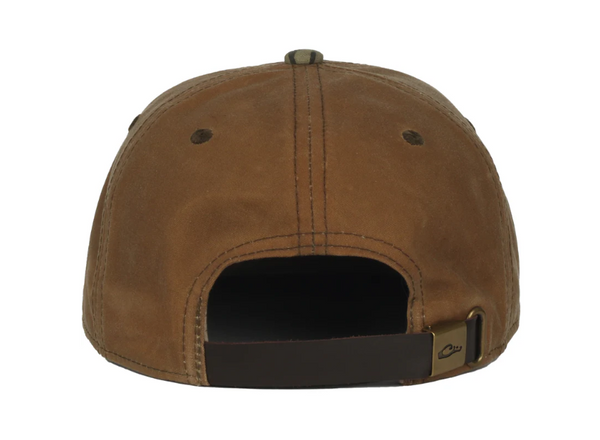 Waxed Flatbill Ball Cap- Mossy Oak Shadow Grass