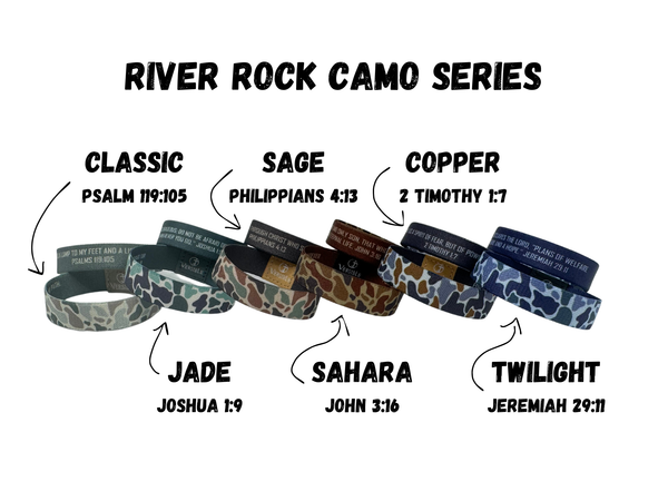 River Rock Camo Collection - Sahara - John 3:16