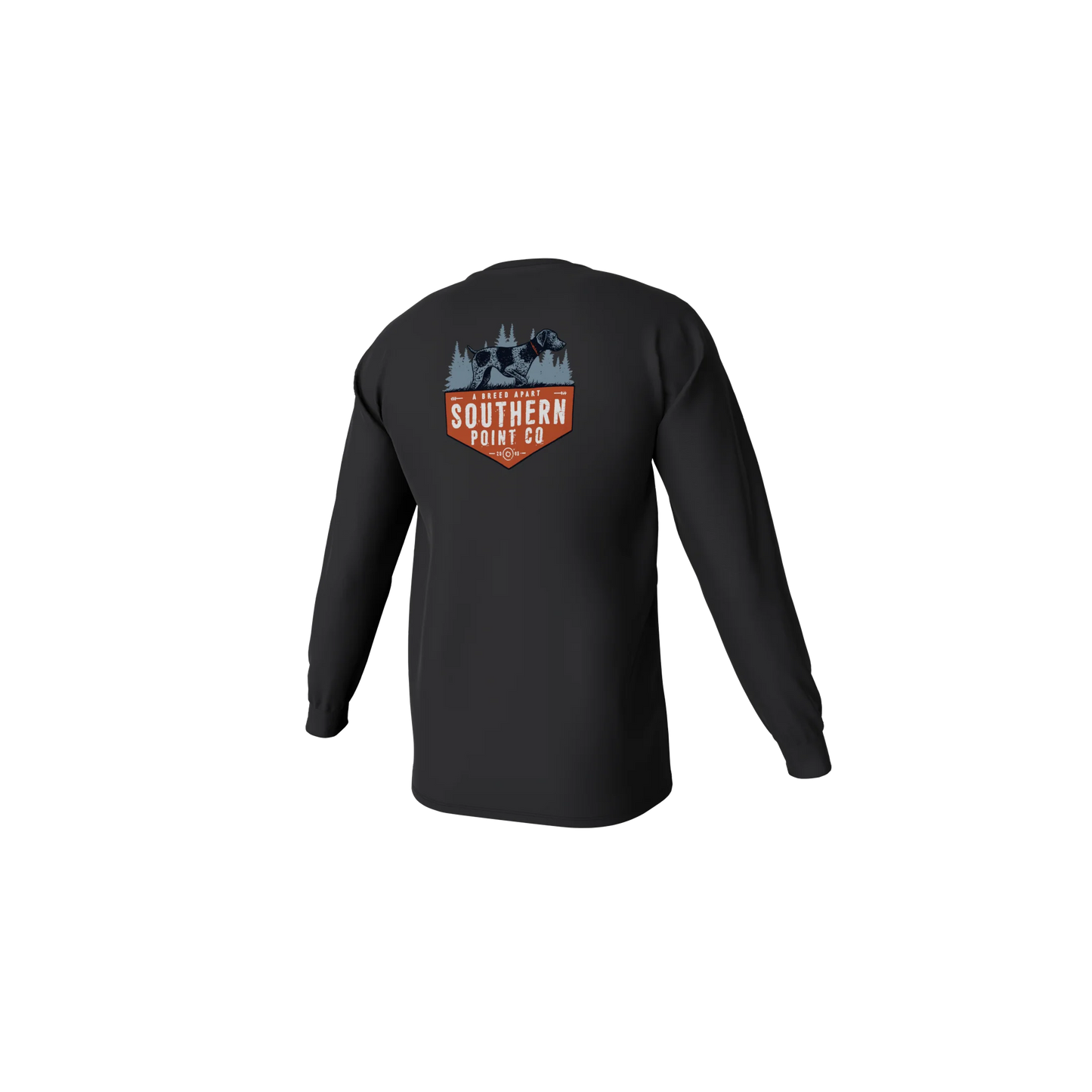 Youth Down South Long Sleeve Pocket Tee - Black