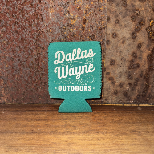 Dallas Wayne Boot Stitch Logo Koozie