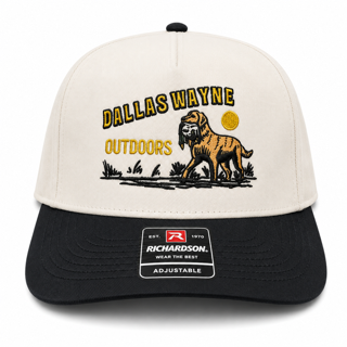 Dallas Wayne Field Hat - Bird Dog - Cream & Black