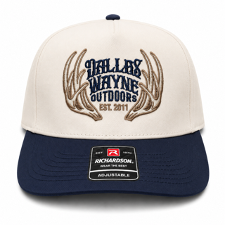 DW Shed Logo Hat - Cream & Navy