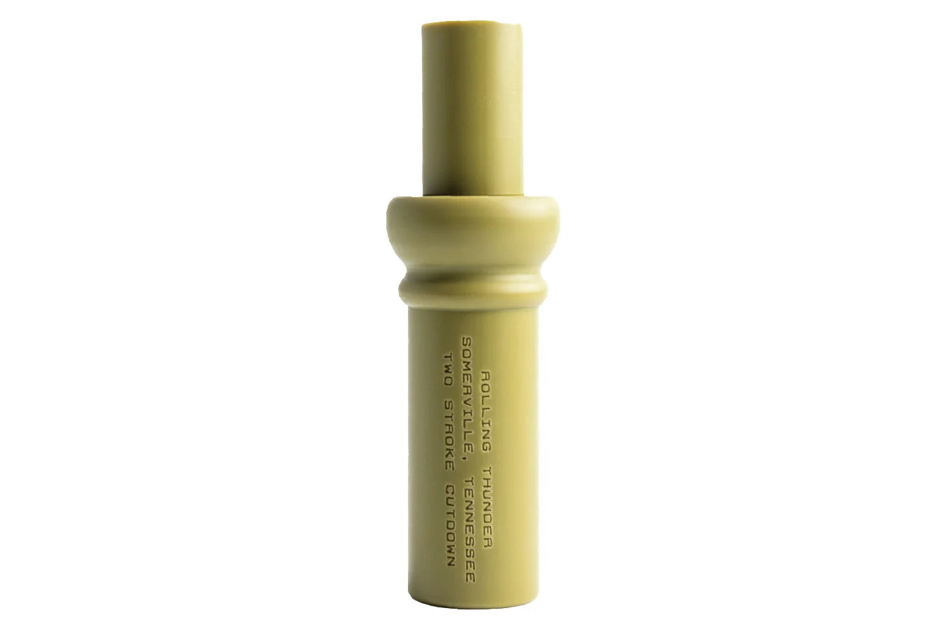 Rolling Thunder Game Calls Two Stroke Double Reed Cutdown Duck Call – Sage Green