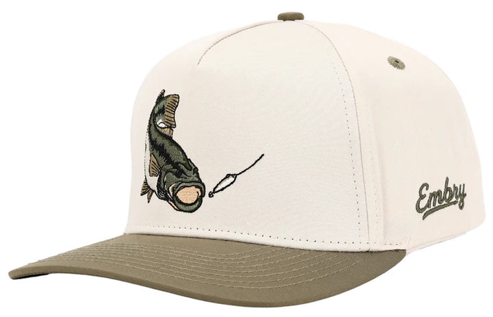 Bass Hat - Cream/Green