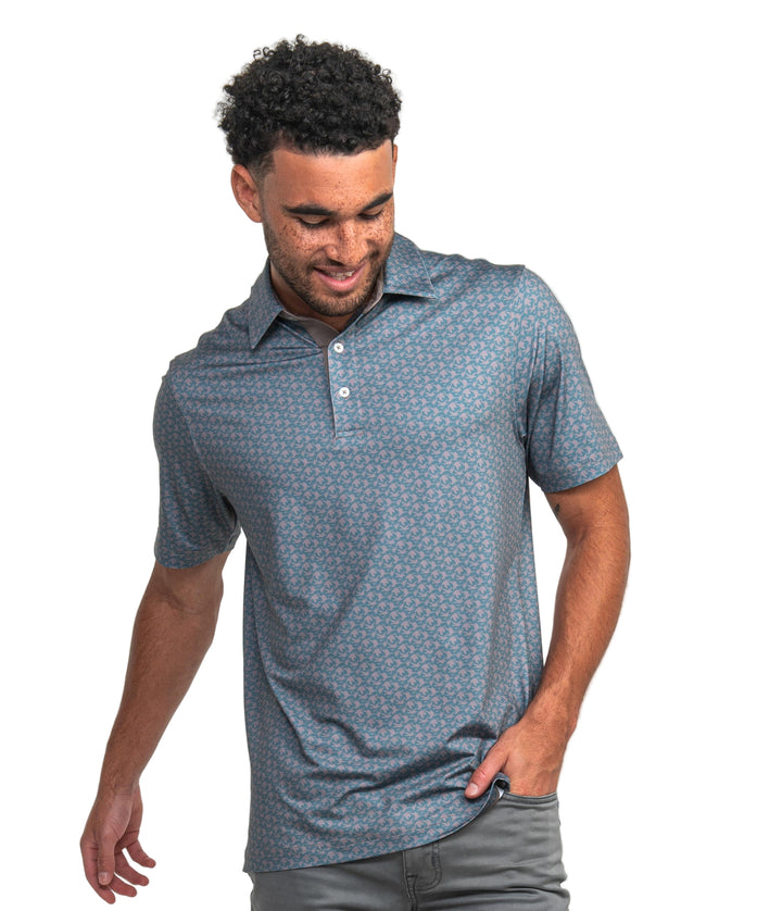 Party Fowl Printed Polo