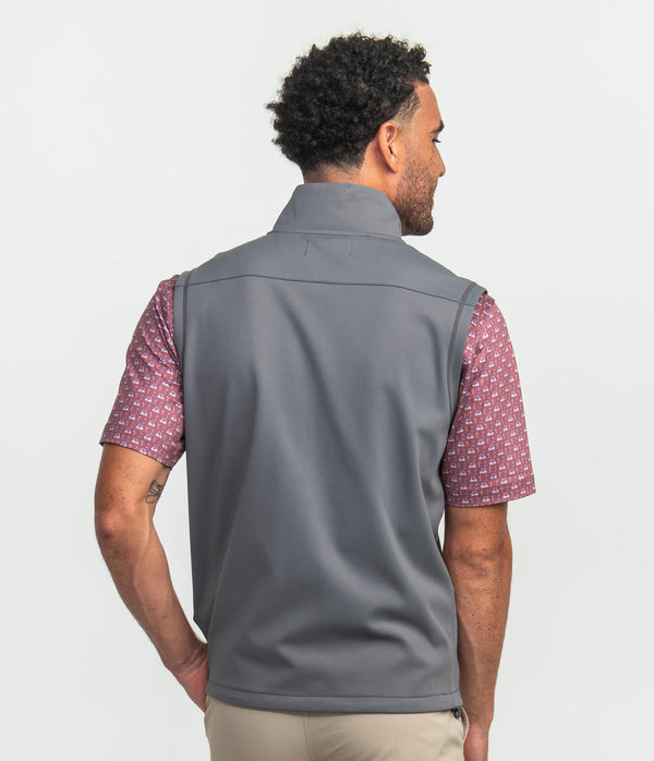 Uptown Performance Fleece Vest - Volcanic Ash