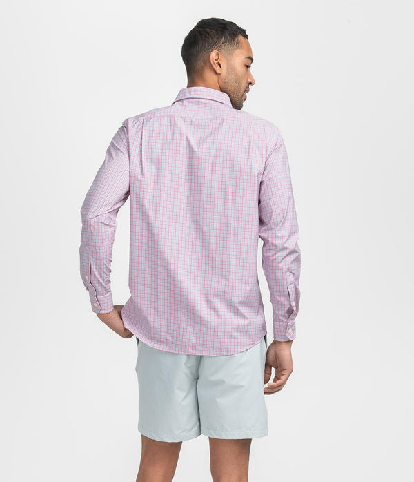 Glendale Plaid LS Button Up - Sorbet