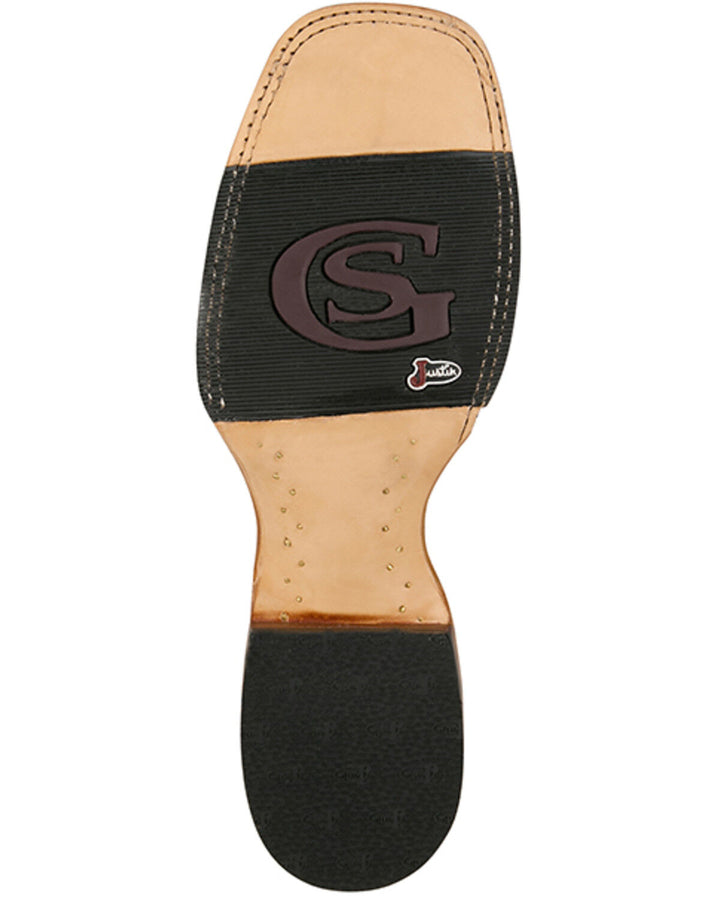 Ocean View Rustic Tan Pirarucu 11' Exotic Boot