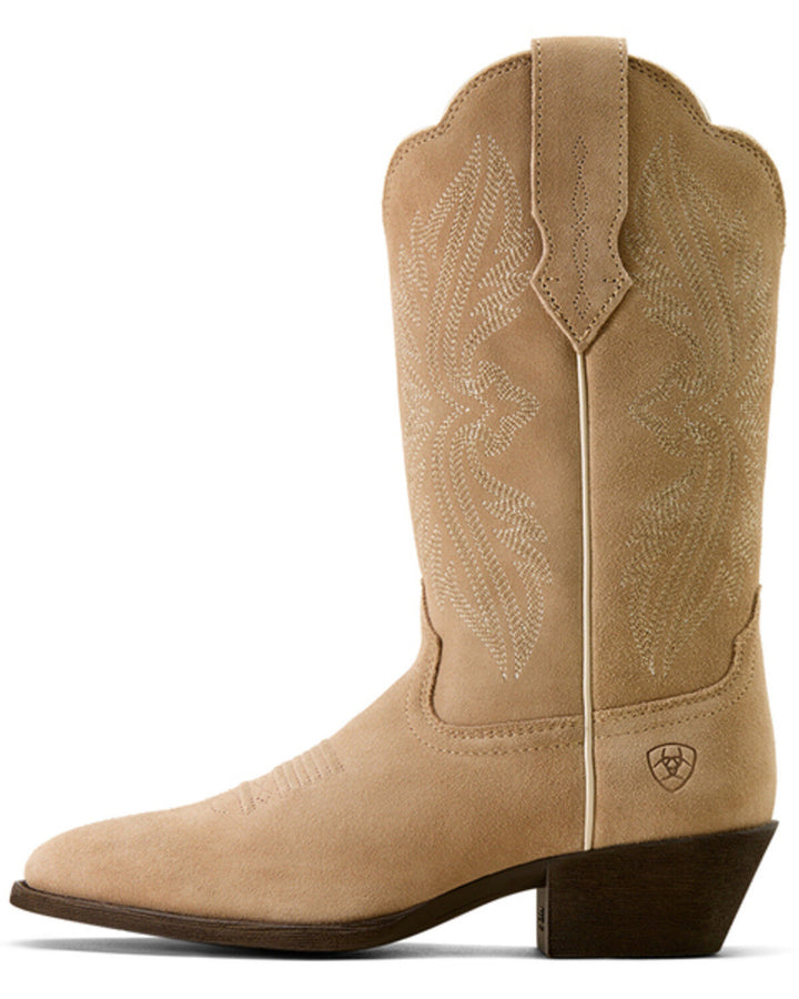 Ariat Women's Heritage Stretchfit Performance Round Toe Western Boot - Taupe