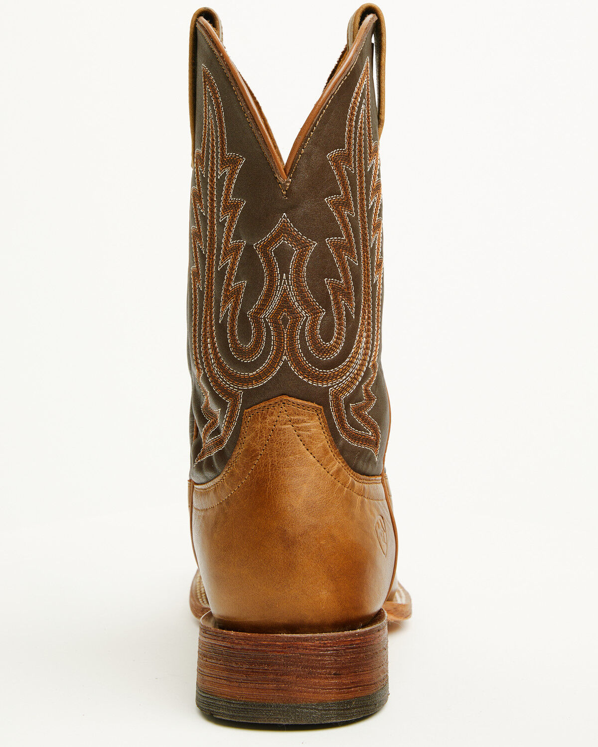 Men's Country Roads Broad Square Toe Western Boots - Tan