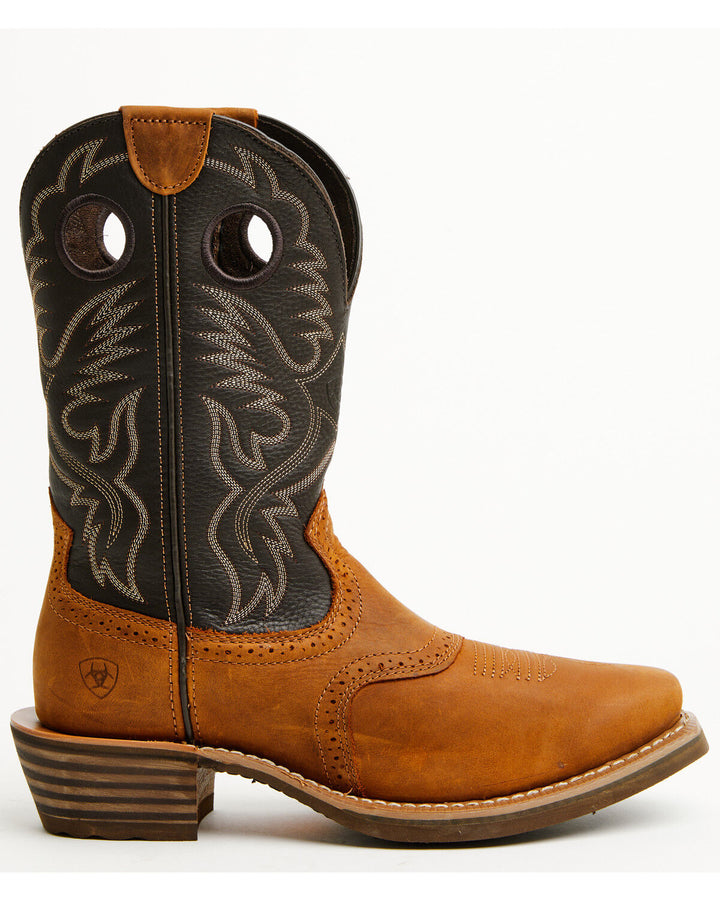 Men's Heritage Roughstock Square Toe Performance Western Boot - Brown