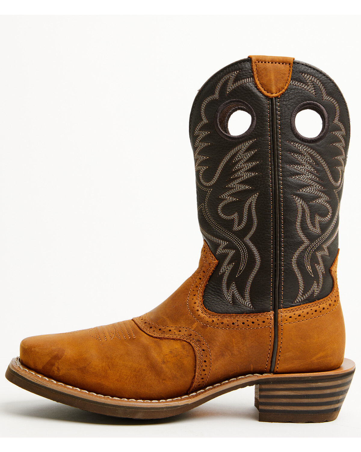 Men's Heritage Roughstock Square Toe Performance Western Boot - Brown