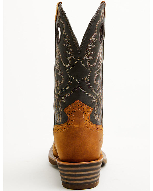 Men's Heritage Roughstock Square Toe Performance Western Boot - Brown