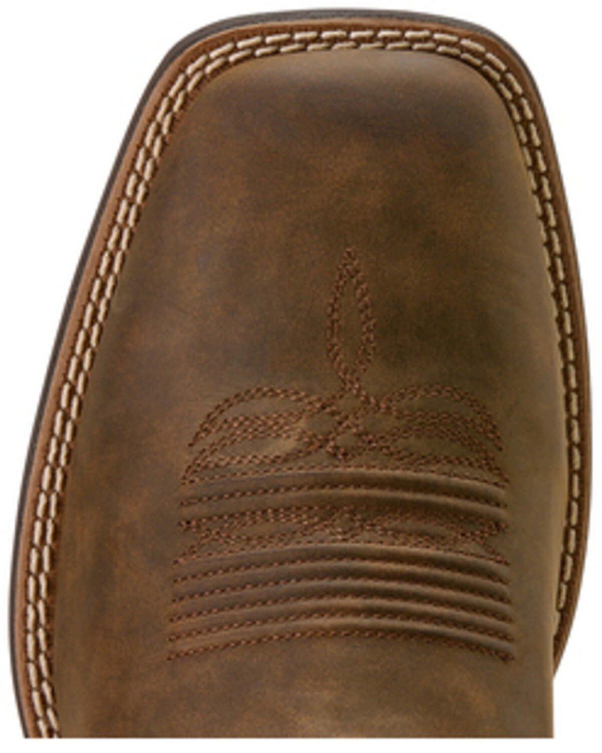 Men's Brush Creek Wide Square Toe Western Boot - Tan