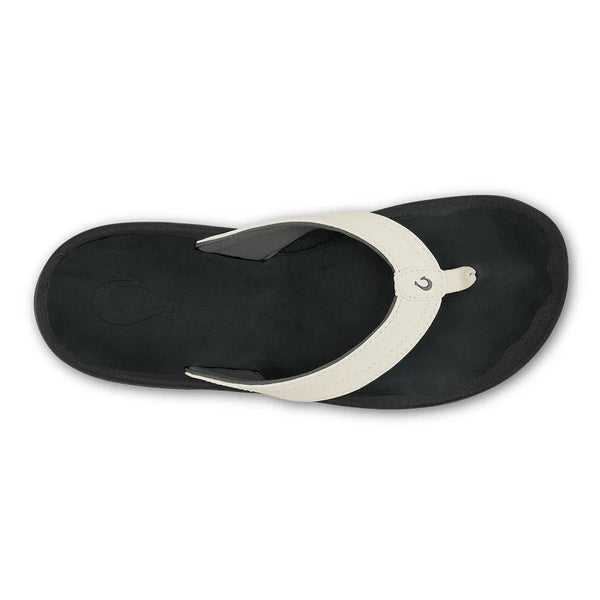 'Ohana Women's Beach Sandal  - Bright White & Black