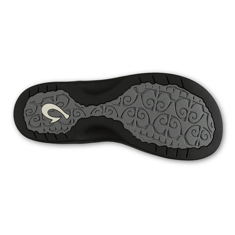 'Ohana Women's Beach Sandal  - Bright White & Black