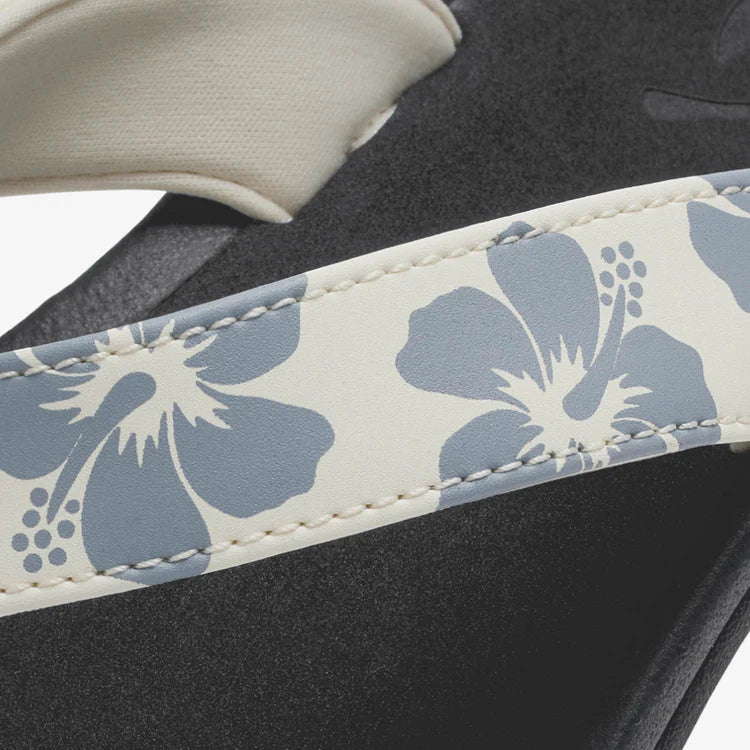 'Ohana Women's Beach Sandal  - White Sand & Pua