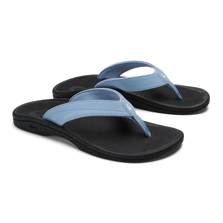 'Ohana Women's Beach Sandal  - Ocean Fog & Black