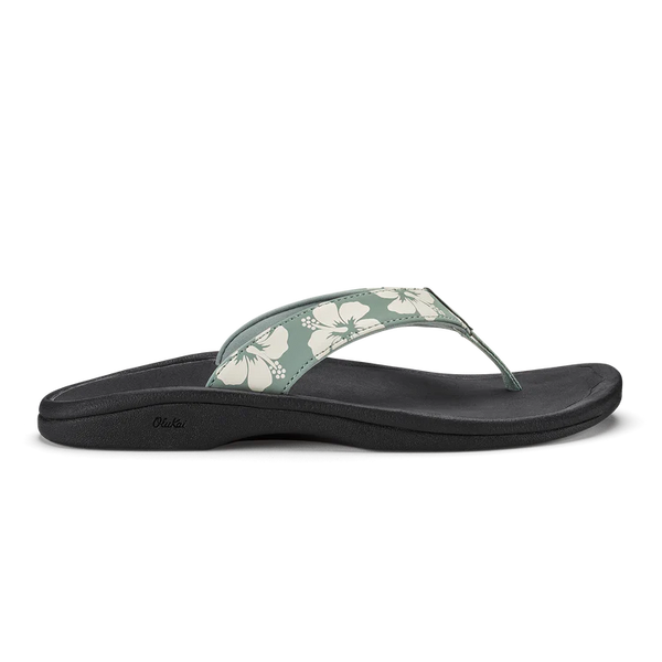 'Ohana Women's Beach Sandal  - Silver Pine & Pua