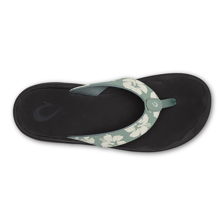 'Ohana Women's Beach Sandal  - Silver Pine & Pua