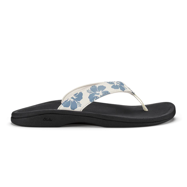 'Ohana Women's Beach Sandal  - White Sand & Pua