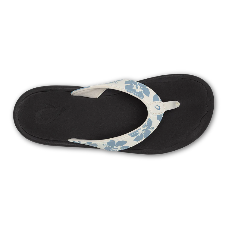 'Ohana Women's Beach Sandal  - White Sand & Pua