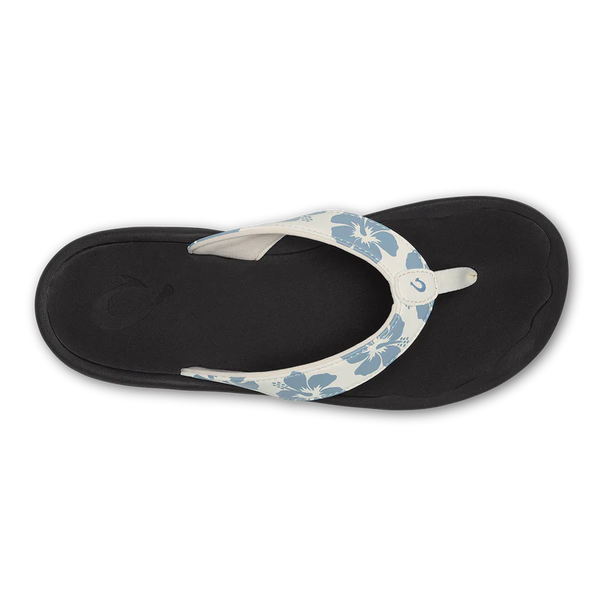 'Ohana Women's Beach Sandal  - White Sand & Pua