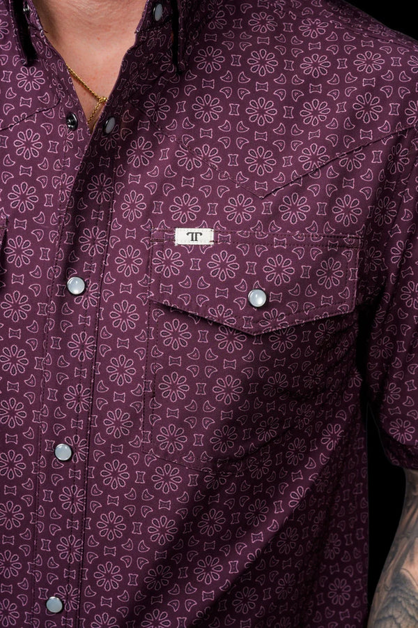 The Fletcher Short Sleeve Pearl Snap Shirt