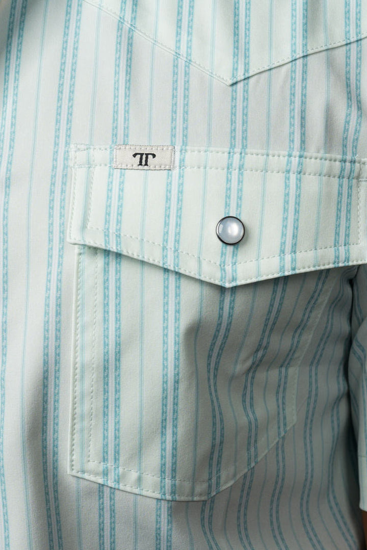 The Jack in Green - Short Sleeve Pearl Snap Shirt