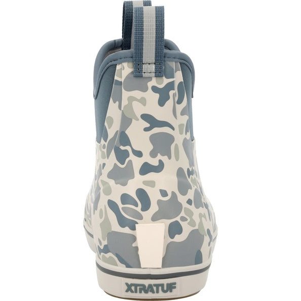 Men's 6" Ankle Deck Boot - Stormy Duck Camo