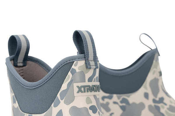 Men's 6" Ankle Deck Boot - Stormy Duck Camo