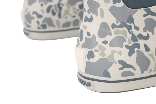 Men's 6" Ankle Deck Boot - Stormy Duck Camo