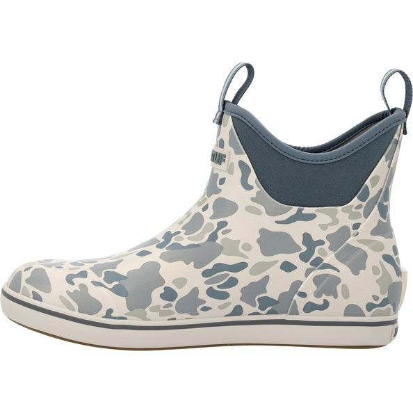 Men's 6" Ankle Deck Boot - Stormy Duck Camo