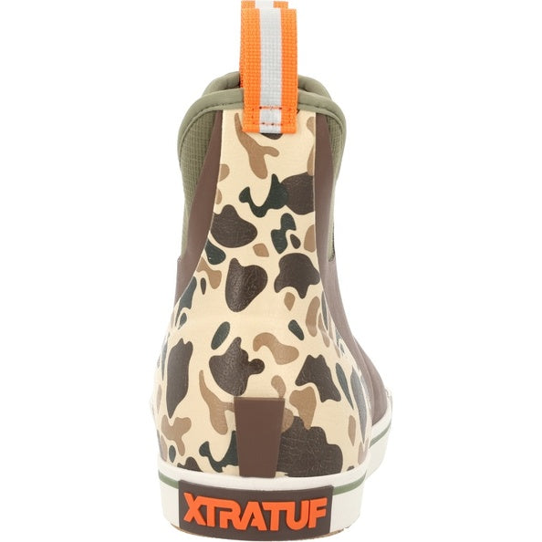 Ankle Deck Boot - Outdoor - Brown & Duck Camo