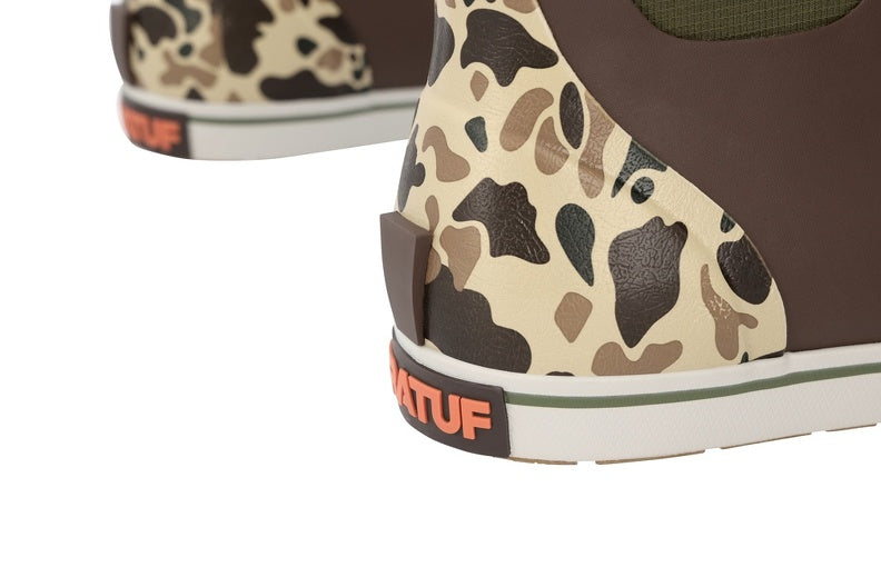 Ankle Deck Boot - Outdoor - Brown & Duck Camo