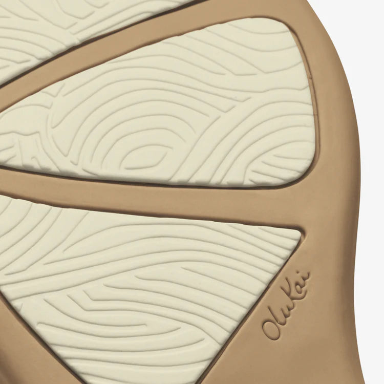 Women's Ho'opio Malua Beach Sandal - Bright White & Warm Sand
