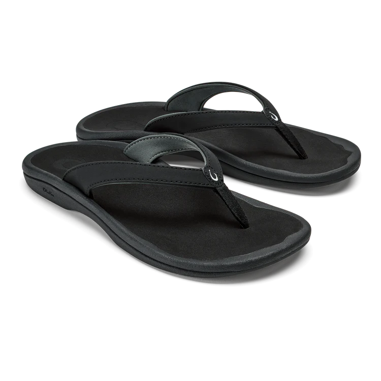 'Ohana Lahi Women's Beach Sandals - Black & Black
