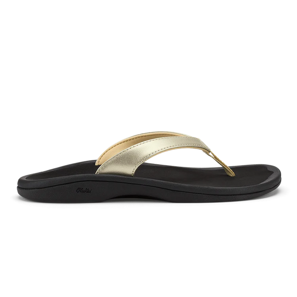 'Ohana Lahi Women's Beach Sandals - Gold & Black