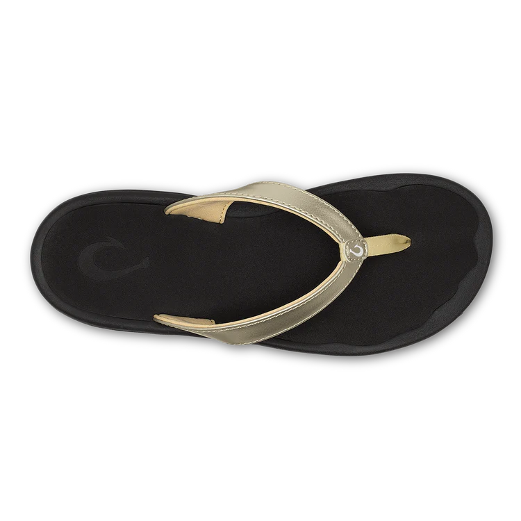 'Ohana Lahi Women's Beach Sandals - Gold & Black