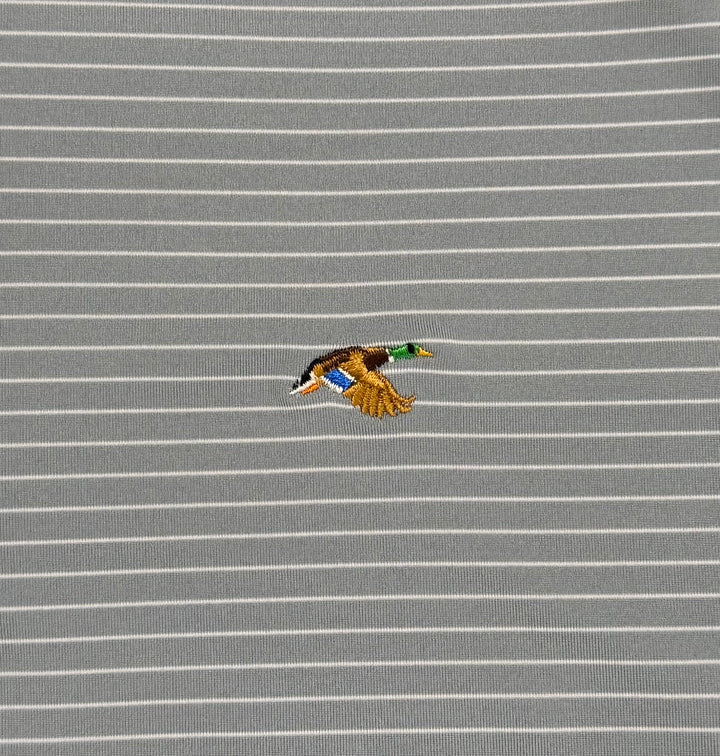 Mallard Performance Polo - Birch Stripe