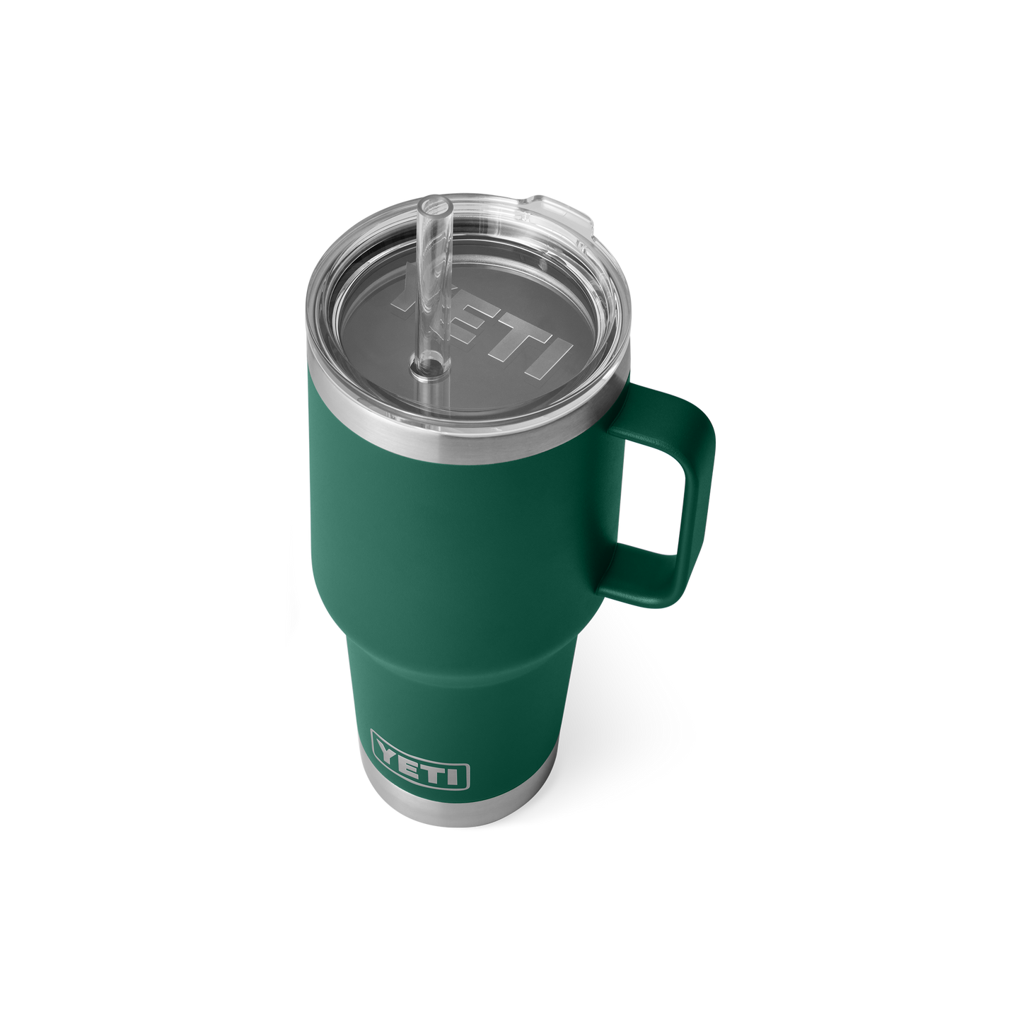 Rambler® 35 oz Straw Mug - Black Forest Green