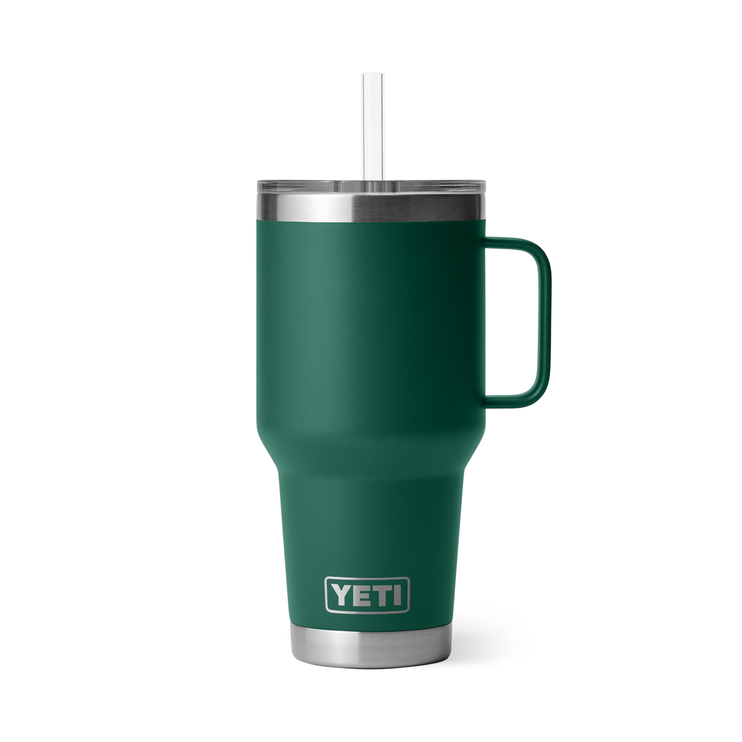 Rambler® 35 oz Straw Mug - Black Forest Green